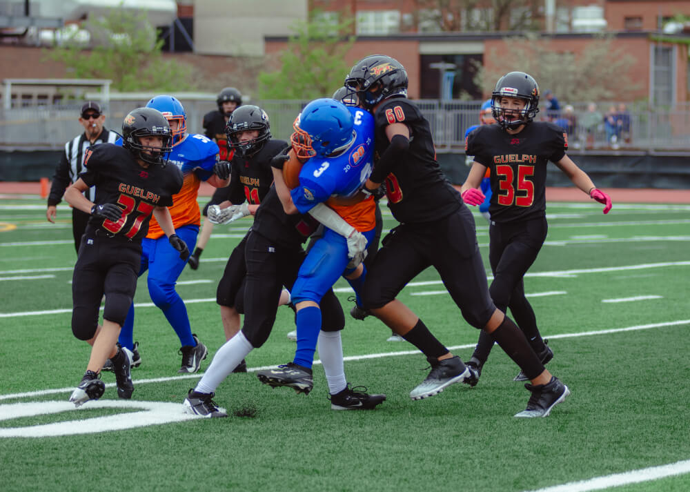 guelph minor football - playing